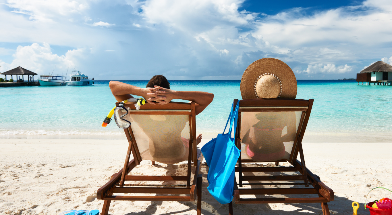 Couple on beach 